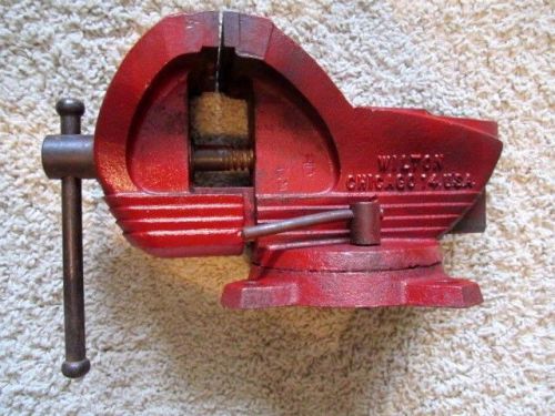 Vintage wilton swivel vice anvil 3 1/2&#039;&#039; jaws, good condition for sale