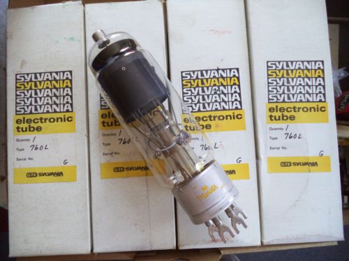 (4) Used Sylvania 760L Thyratron Tube with Lugged Base - for Rectifier &amp; Welding