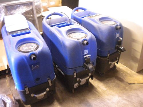 Lot of 3 Used Clarke Alto Commerical Floor Scrubber