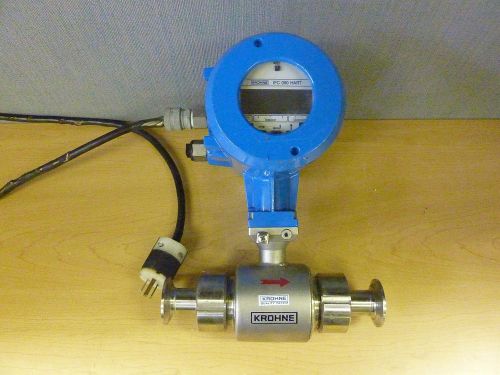 Krohne IFC 090 Sanitary Magnetic Flowmeter IFM6090/D/HART6 IFS6000F/6 (12011)