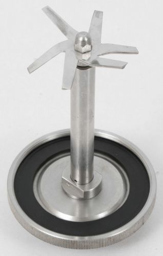 Sorvall omni-mix homogenizer 3&#034; stainless steel lid/blade for 400ml chamber for sale