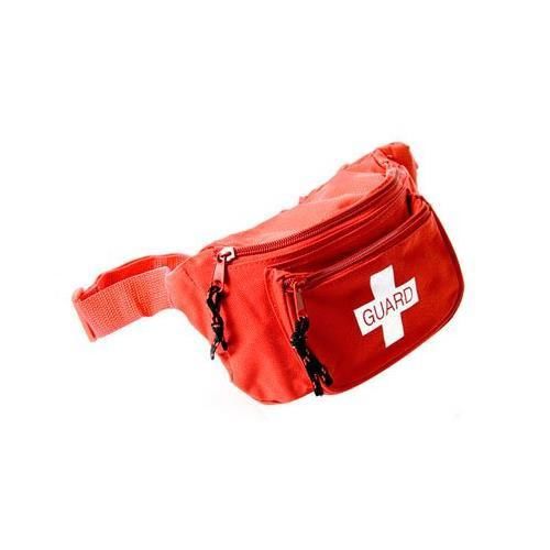 NEW Lifeguard Fanny Pack With Guard Logo On Front Pocket Pack One Size - Red