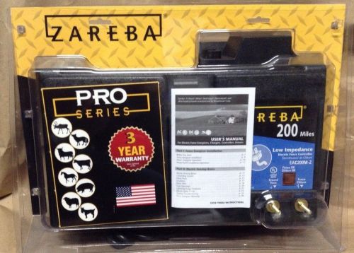 ZAREBA 200 MILE LOW INDEPENDENCE ELECTRIC FENCE  AC POWERED (J2605)