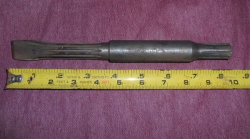 Vintage homemade air hammer chisel? made out of a drive shaft? big &amp; heavy rare for sale