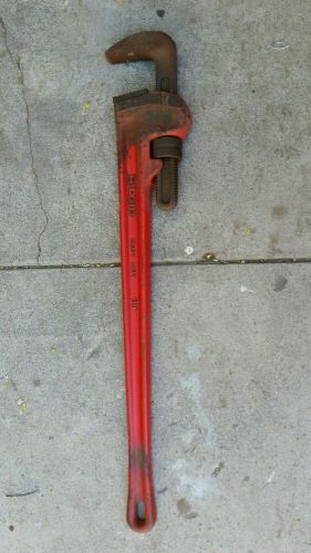 Ridgid heavy duty 36&#034; pipe wrench for sale