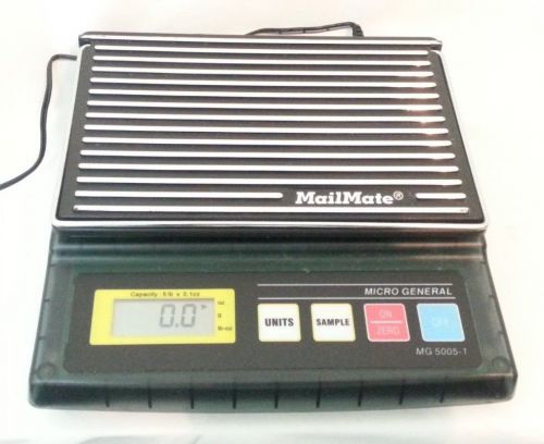 Micro General Mail Mate Postal Scale 5 Pounds. Works Great FREE Shipping!!!