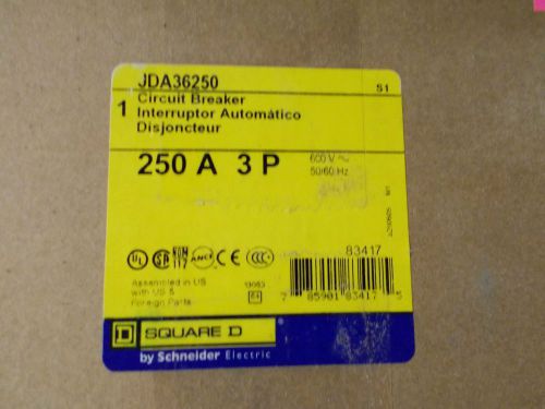 Square d jda36250 circuit breaker for sale