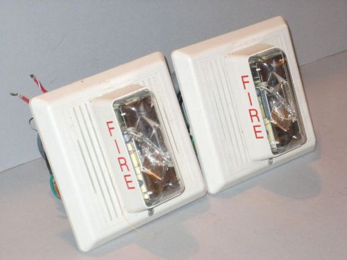 Fire alarms - 2 edwards gs p-038347-0060 speaker strobe fire alarms nice for sale