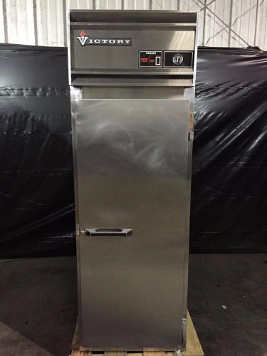 Victory fa-1d-s7 stainless steel single door reach-in freezer for sale