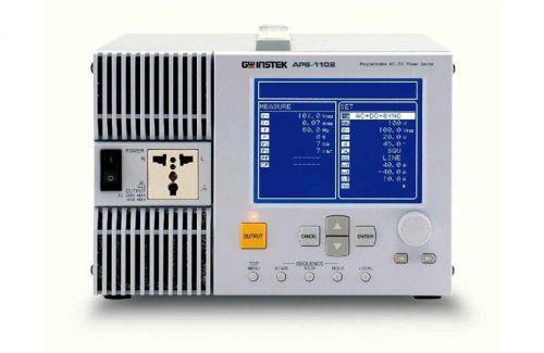 Instek aps-1102a - 750va/1000va output; ac and ac + dc for sale
