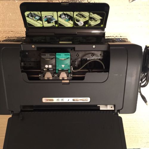 HP OFFICEJET H470  MOBILE PRINTER WITH POWER CORDS AND BATTERY