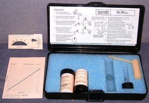Spectrokit soluble iron reagent system cat no. 33-09-04 for sale
