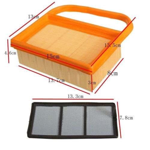 Lawn Mower Air Filter Orange Kit For Stihl TS410 TS420 Concrete Cut Off Chop Saw