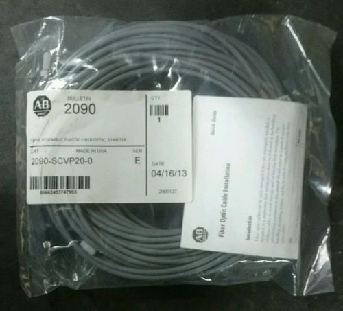 *New* Allen-Bradley 2090-SCVP20-0 CABLE ASSEMBLY, PLASTIC FIBER OPTIC, 20 METER