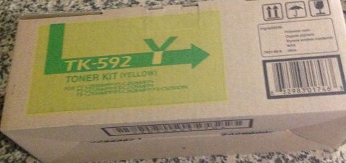 TK592Y Toner, 7,000 Page-Yield, Yellow