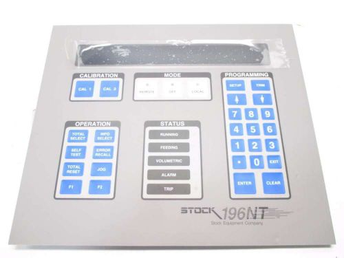 NEW STOCK EQUIPMENT D28753-1 196NT OPERATOR INTERFACE PANEL D514499