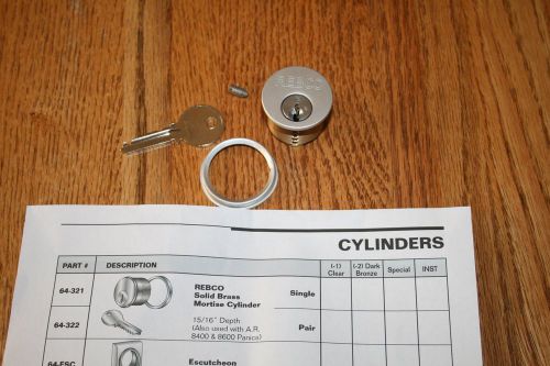 Solid Brass Mortise Lock Cylinder