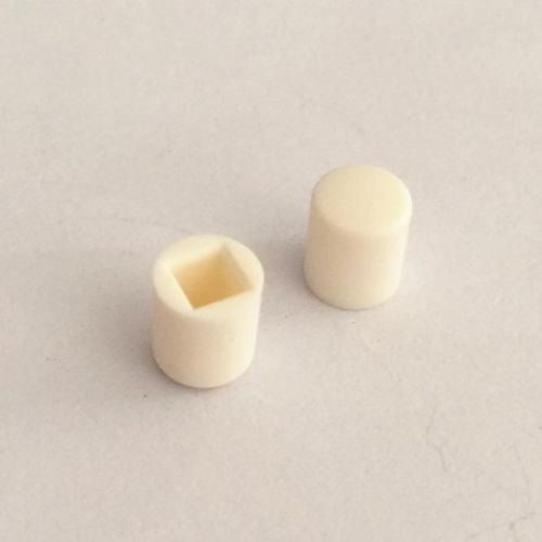 50pcs Round Switch Cap For A03  Switches Series Pushbutton Cover White