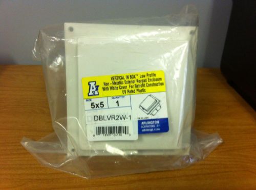 Arlington dblvr2w-1 weatherproof outdoor keypad and alarm enclosure for sale