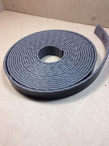 1-1/4&#034;x 25&#039; black pvc rubber smooth top heavy duty conveyor belt 1.25&#034; for sale