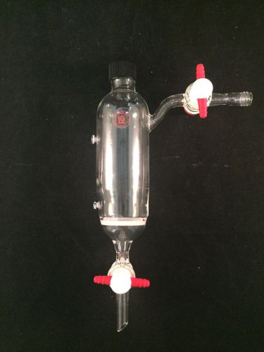 Lg lab glass airfree glass filter funnel w/ screw cap for sale