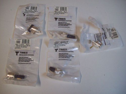 TIMES MICROWAVE SYSTEMS TC-200-NM N MALE CONNECTOR FOR LMR-200 - 5PKS -FREE SHIP
