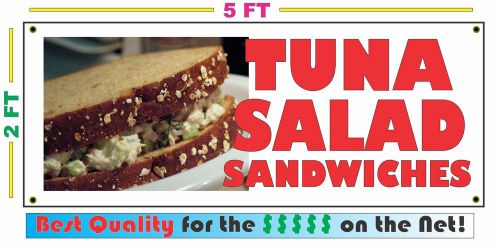 Full Color TUNA SALAD SANDWICHES BANNER Sign NEW Best Quality for the $$$