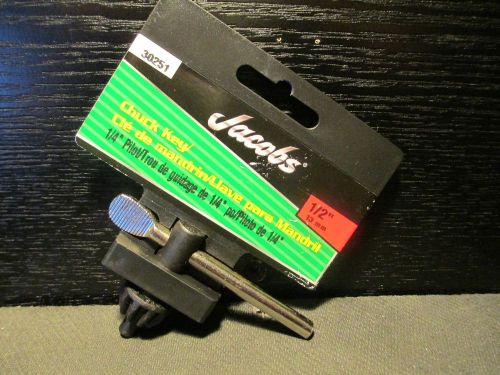 Jacobs Chuck Key 1/2&#034; With 1/4 Pilot 30251