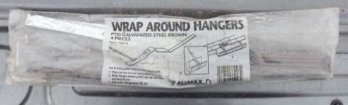 40 Wrap Around Hangers 5&#034;, Brown - PTD GALVANIZED STEEL - NEW