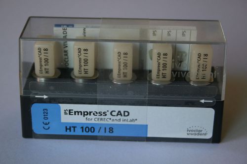 IPS Empress CAD for Cerec &amp; inLab -  HT 100/I 8 - (5) Blocks