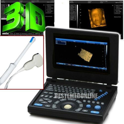 PC Platform  Digital Laptop Ultrasound Scanner Convex + TV 2 Probes FDA CE PASS