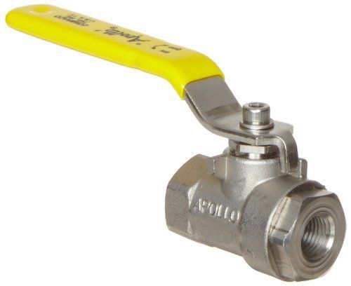 Apollo 76f-100-a series stainless steel ball valve  two piece  inline  lever  1&#034; for sale