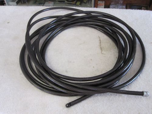 30 FT HEAVY DUTY VINYL COATED GALVANIZED STEEL BRAIDED CABLE-GREAT CONDITION