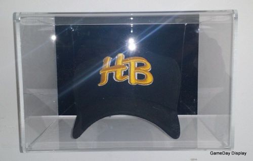 Acrylic wall mount hat cap display case uv holder nfl mlb nba ncaa football b for sale