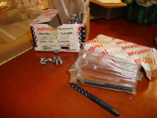 NIB Helicoil 8-32 Thread Inserts + 5905-2 Spiral Flute Taps DEAL!!!