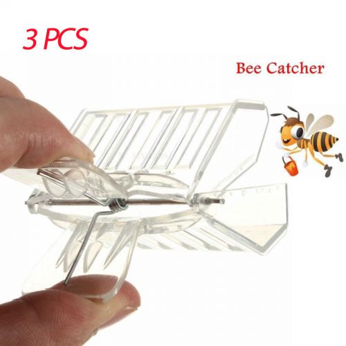 3pcs plastic queen cage clip bee catcher beekeeper beekeeping tool equipment hot for sale