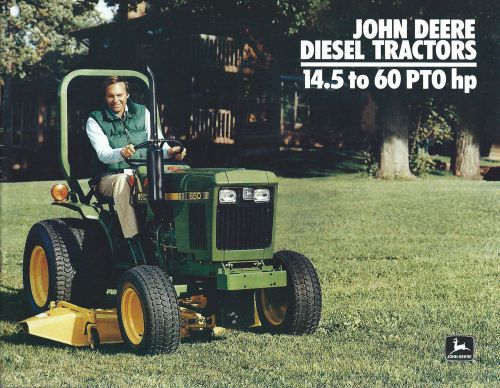 Equipment Brochure - John Deere - Diesel Tractors - 14.5 to 60 hp c1984 (E2999)