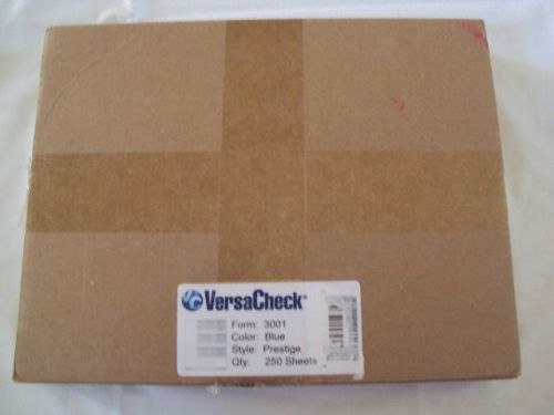 VersaCheck Versa Check Refills Blue Prestige Style Form #3001 750 checks