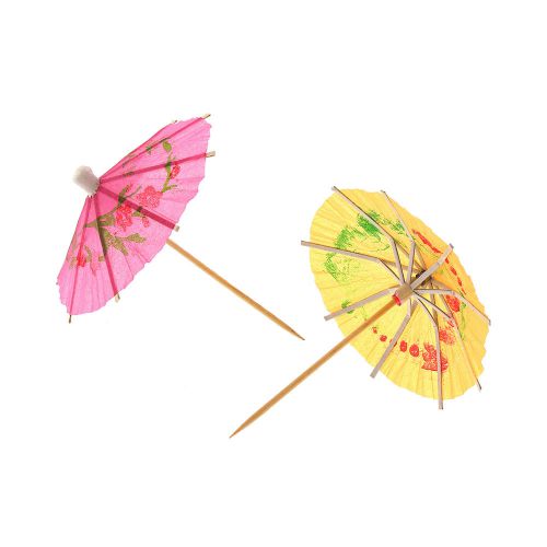 Royal cocktail parasols, drink umbrellas, wedding or party, pack of 7,200, rp144 for sale