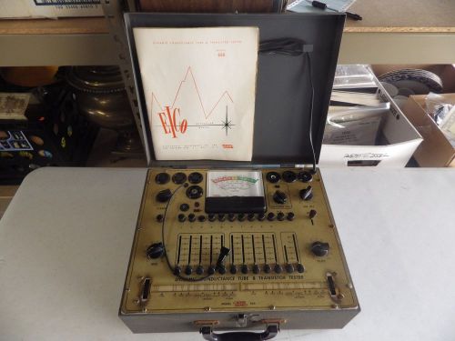 VTG Eico 666 Dynamic Conductance Vaccum Tube and Transistor Tester &amp; INSTRUCTION