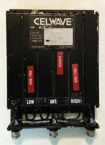 Celwave 633-6A UHF GMRS Duplexer 435-470MHz