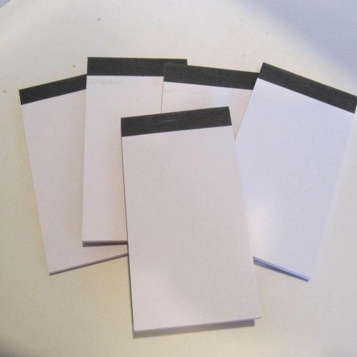 Lot of 5 pocket jotter notepads-2 1/4&#034; x 4 1/4&#034; blank for sale
