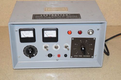 LECTROTECH MODEL VT-15A Power Unit - ELECTROCHEMICAL MARKING (B2)