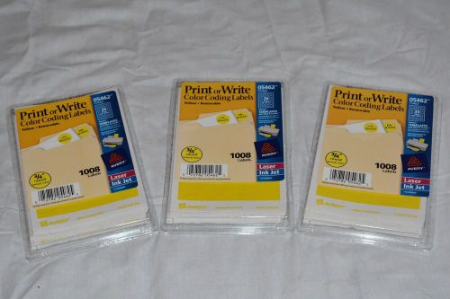 Avery Dennison Ave-05462 Round Color Coding Label - 0.75&#034; Diameter (3) Pack