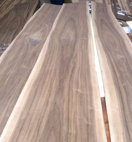 Wood  Walnut Veneer 120x12,14,16 total 3  pcs RAW VENEER1/46 N1087...