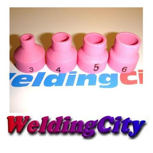 8 assorted ceramic cups 53n23 53n24 53n25 53n27 for tig welding torch 24/24w for sale