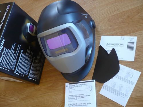 3m speedglas 9100v darkening welding helmet, w/side windows hornell speedglass for sale