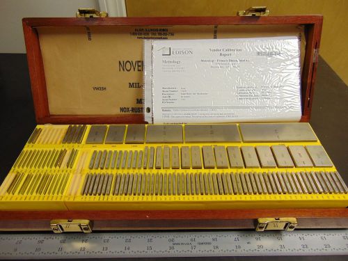 DoAll Grade 1 Rectangular Steel Gage Block Set Primary Standard FN53