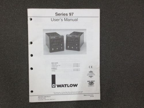Watlow Series 97 user manual