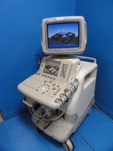 2004 GE Logiq 7 Ultrasound System W/ M12L, 3.5C Probes &amp; B/W Printer (10439)